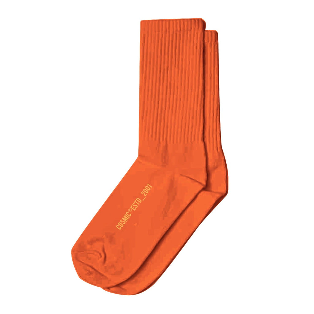 Cosmic Socks ORANGE BASIC SOCKS - Cosmic Clothes Official