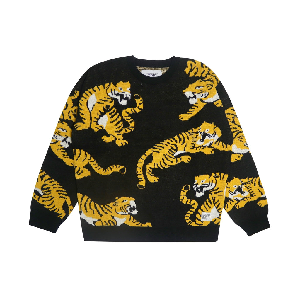 KNIT TIGRE BLACK - Cosmic Clothes Official