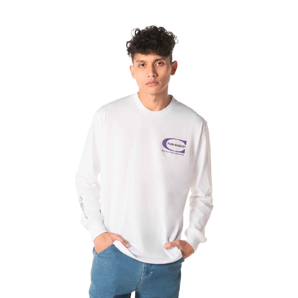 LARSON WHITE LONG SLEEVE - Cosmic Clothes Official