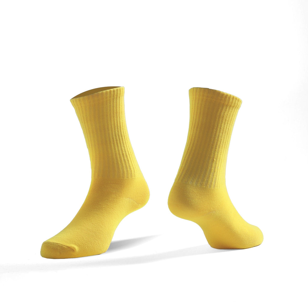 LIGHT YELLOW BASIC SOCKS - Cosmic Clothes Official